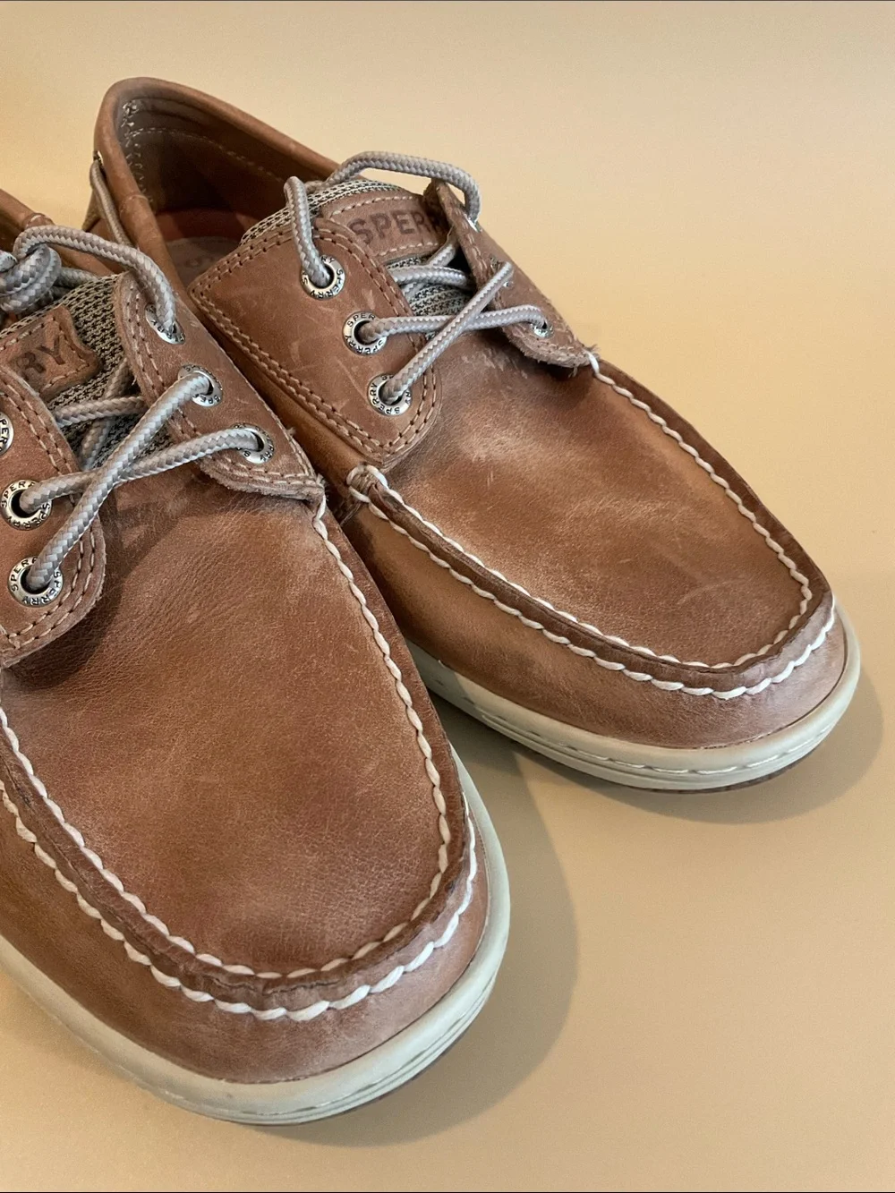 Sperry Top Sider Billfish™ 3-Eye Boat Shoe cognac